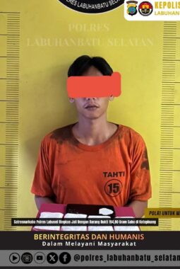 Satresnarkoba Polres Labusel Ringkus J di Kampung Raja, Diduga Terlibat Narkotika